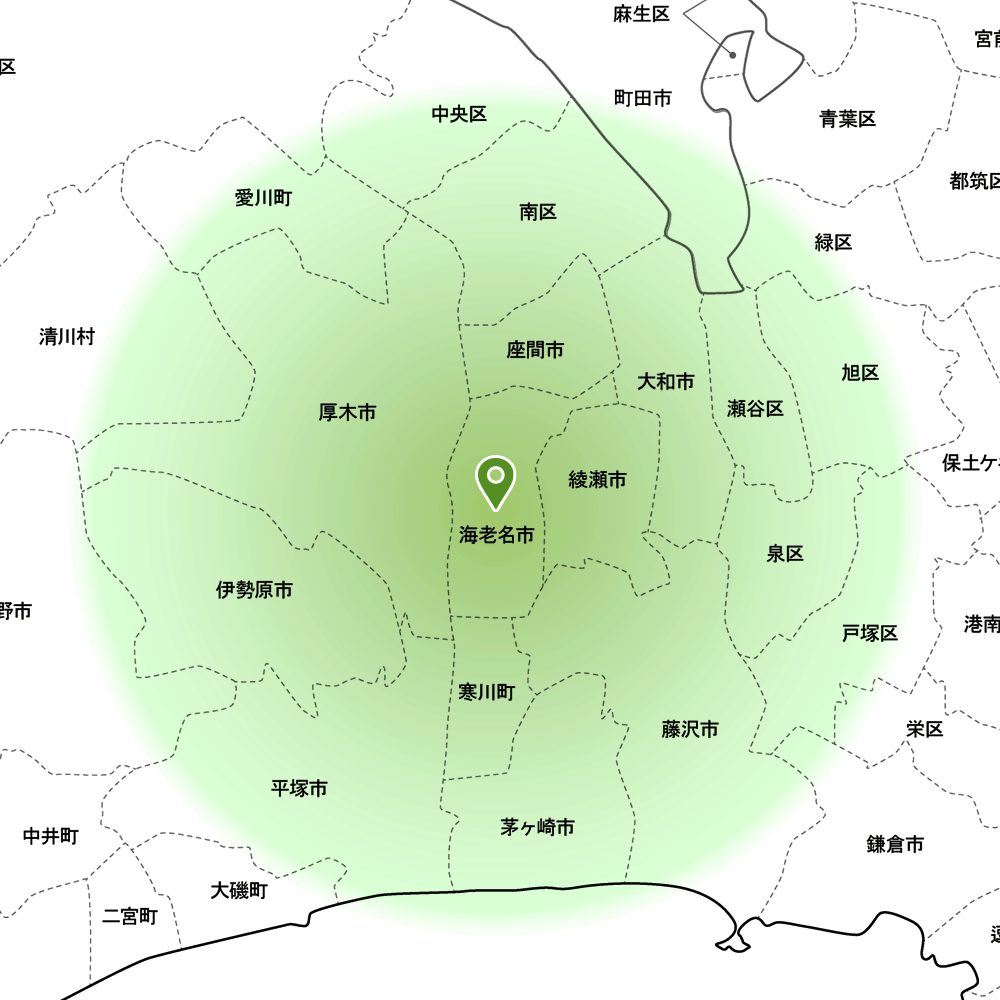 ホリィマームクリニック海老名訪問範囲